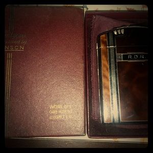 Ronson vintage cigarette case with lighter